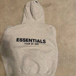 Fear of God Essentials Light Gray Sweatshirt
